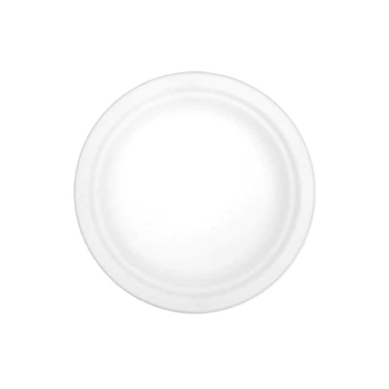 10'' Sugarcane Round Plate - 3 compartment